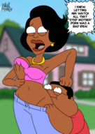 artist:knullmannen cleveland_brown_jr. donna_tubbs-brown incest the_cleveland_show // 939x1321 // 545KB