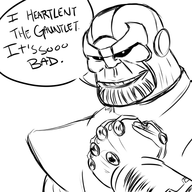 fabulist marvel parody thanos the_wizard // 500x500 // 116KB