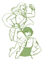 buttercup crossovers dc mayeko miss_martian powerpuff_girls young_justice // 612x792 // 73KB