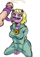 adventure_time artist:grubberpix facial fellatio lizard_princess // 850x1200 // 165KB