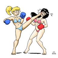 archie_comics artist:lhk betty_cooper veronica_lodge // 800x800 // 293KB