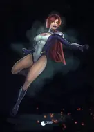 clogan dc fusion power_girl starfire // 1063x1500 // 151KB