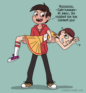 artist:ironghast marco_diaz sabrina_backintosh star_vs._the_forces_of_evil // 1267x1364 // 396KB