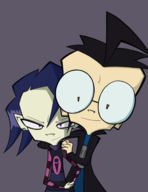 artist:1solatedthinker dib_membrane invader_zim tak // 3519x4554 // 2.4MB