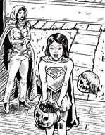 cosplay dc gabrielle_kinney honey_badger jonathan laura_kinney marvel supergirl x-23 x-men // 951x1226 // 922KB