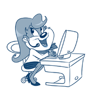 looney_tunes molly_tasmanian_devil office_lady taz-mania // 800x869 // 182KB