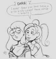 artist:yoto brittany_taylor comics daria daria_morgendorffer // 766x806 // 108KB