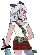 artist:discount_supervillain cosplay rayla samurai_jack the_dragon_prince the_scotsman // 660x880 // 201KB