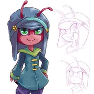 alien_girl artist:plague_of_gripes ghoul_school scooby-doo // 1200x1200 // 819KB