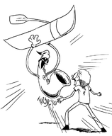 artist:tveye crossovers don't_hug_me_i'm_scared morty_smith rick_and_morty saxophone // 610x740 // 104KB