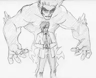 gideon_graves jojo's_bizarre_adventure parody scott_pilgrim // 800x653 // 63KB