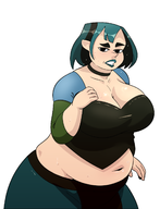 artist:100nails gwen total_drama // 1251x1636 // 499KB