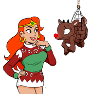 adventures_of_sonic_the_hedgehog artist:maddigzlz genosaurer_(colors) katella sonic_the_hedgehog_(series) // 758x777 // 235KB