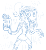 artist:duskull luan_loud parody the_loud_house the_thing // 343x375 // 107KB