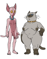artist:dbaru artist:flaminhotcheatoes caturday lardeene monster_allergy nude timothy-moth // 1146x1436 // 369KB