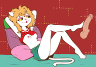 artist:jegc cassandra_cat caturday footjob slylock_fox_&_comics_for_kids // 1300x900 // 805KB