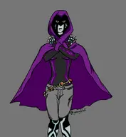 dc demi-fiend fusion raven shin_megami_tensei teen_titans yaboyfloot // 995x1080 // 92KB