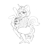 4chan artist:zokva ass_grab caturday hiroyuki_nishimura lego princess_unikitty the_lego_movie // 546x516 // 46KB