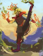 avatar:_the_last_airbender fantastic_four human_torch johnny_storm marvel parody // 2550x3300 // 1.2MB