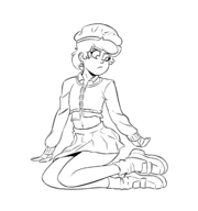artist:gearfae crossdressing dipper_pines gravity_falls // 2480x2646 // 698KB