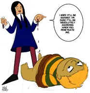 addams_family artist:knullmannen incest pugsley_addams wednesday_addams // 1101x1139 // 209KB