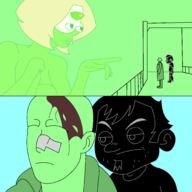 anonymous blade_runner comics crossovers dan_mandel dan_vs. parody peridot steven_universe // 2048x2048 // 84KB