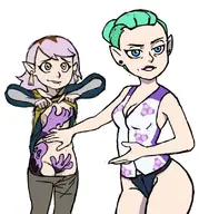 amity_blight artist:chicknscratchr odalia_blight presenting the_owl_house // 750x804 // 269KB