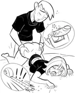 artist:hagfish bonnie_rockwaller comics kim_possible ron_stoppable vaginal // 1200x1498 // 475KB