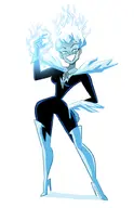 artist:brokenlynx dc fusion killer_frost livewire // 644x1000 // 223KB