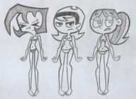 artist:seabthevortian crossovers gaz_membrane heloise invader_zim jimmy_two-shoes mandy the_grim_adventures_of_billy_&_mandy // 1300x950 // 1.7MB