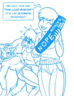 artist:liquidmark-alpha beepatrice bubbles censored dildo faye_whitaker questionable_content // 1275x1650 // 911KB