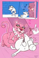 artist:vaktus caturday fellatio female_pink_panther nude the_pink_panther_show // 1546x2284 // 431KB