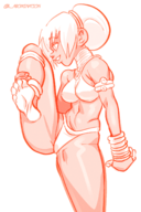 artist:chickpea artist:liefeldianabomination avatar:_the_last_airbender elena fusion street_fighter toph_beifong // 1001x1500 // 1.0MB