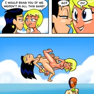 comics dc deathstroke diana_prince nude power_girl teen_titans teen_titans_go tribadism wonder_woman // 1920x1925 // 631KB