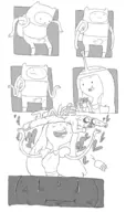 adventure_time artist:splooge comics finn_mertens jake_the_dog princess_bubblegum // 542x912 // 166KB