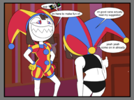 artist:thekingofsorrow evil_pomni pomni the_amazing_digital_circus wip // 2000x1503 // 693KB