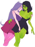 banjo-kazooie crossovers disney gruntilda_winkybunion madam_mim the_sword_in_the_stone // 1010x1364 // 1.3MB