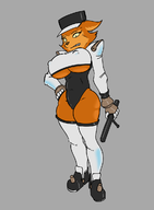artist:stupidgnoll caturday cosplay groove_on_fight pamela_bondani patrol_03 solis_r8000 // 881x1197 // 190KB