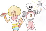 cosplay crossovers hessonite papyrus steven_universe undertale // 1185x800 // 1.1MB