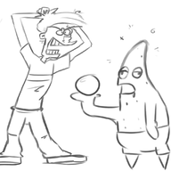 crossovers ed_edd_n_eddy patrick_star rolf spongebob_squarepants_(series) // 1093x1093 // 244KB