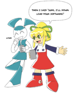 artist:nephilamare capcom crossovers jenny_wakeman mega_man_(series) my_life_as_a_teenage_robot roll xj-9 // 2088x2664 // 851KB