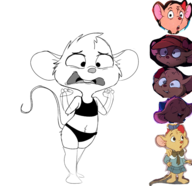 artist:smeet disney olivia_flaversham the_great_mouse_detective // 3300x3200 // 3.2MB