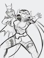 artist:dravotnogg batgirl big_barda cassandra_cain dc // 916x1212 // 626KB