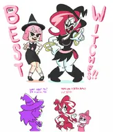 artist:baryl comics crossovers enid_mettle mighty_magiswords morbidia ok_ko!_let's_be_heroes summer_camp_island susie // 770x900 // 282KB