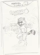 artist:hatebit guardians_of_the_galaxy marvel parody rocket_raccoon shadow_the_hedgehog sonic_the_hedgehog_(series) // 730x1000 // 1014KB