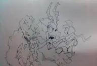 christmas crossovers eddie_brock krampus marvel venom // 1558x1070 // 216KB