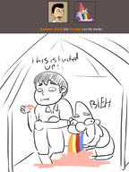 artist:sally_two_hands crossovers evangelion gnome gravity_falls shinji_ikari // 566x755 // 174KB