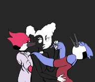 album_art artist:dogma cloudy_jay fleetwood_mac margaret_smith mordecai parody regular_show // 800x686 // 133KB