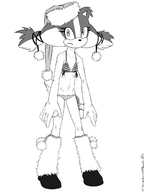 artist:cerebropodrido christmas sonic_boom sonic_the_hedgehog_(series) sticks_the_badger // 1200x1600 // 338KB