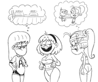 artist:baryl lily_loud luan_loud lynn_loud_jr. the_loud_house // 600x500 // 144KB